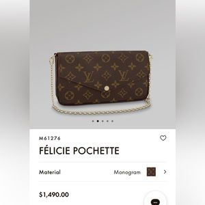 BRAND NEW AUTHENTIC LV FÉLICIE POCHETTE